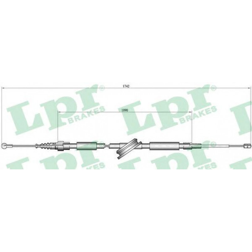 C0048B LPR - Трос ручного гальма