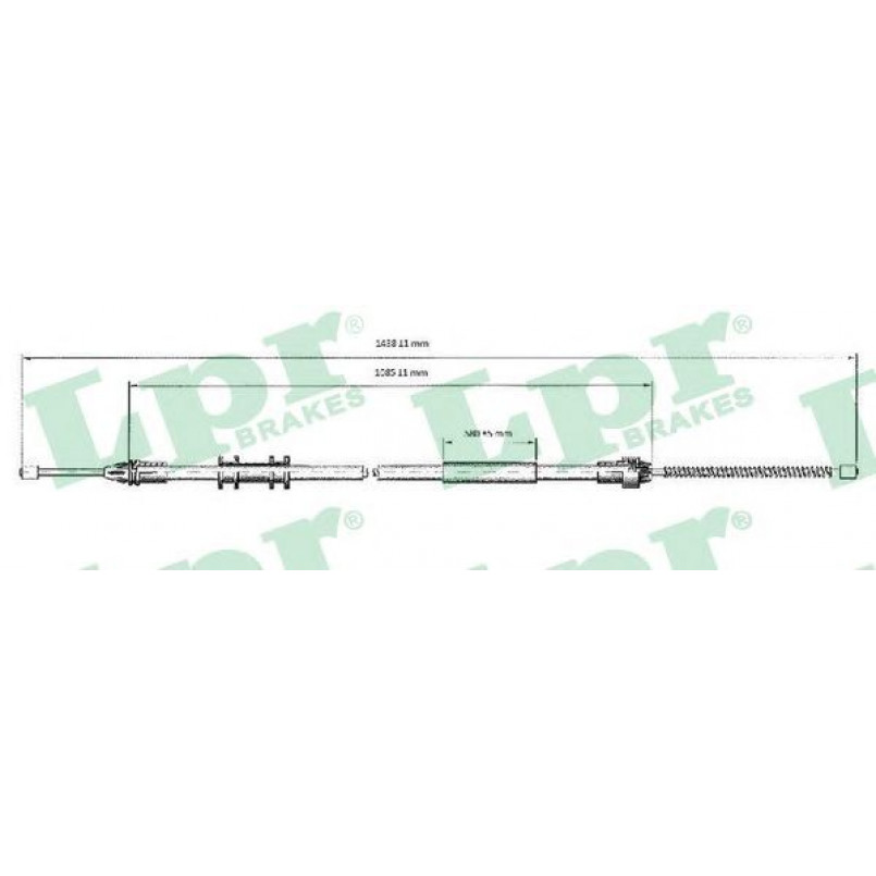 C0700B LPR - Трос ручного гальма