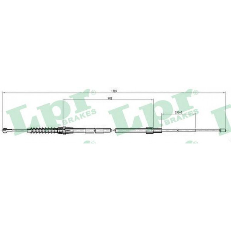 C0968B LPR - Трос ручного гальма