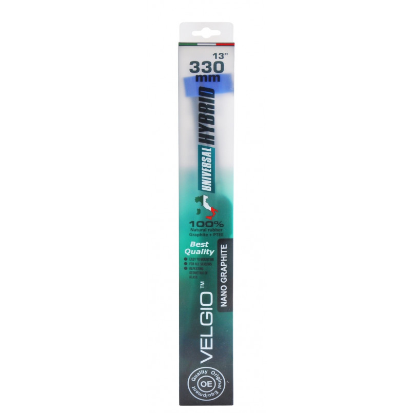 б/к щітка с-ка VELGIO UNIVERSAL HYBRID 13/330мм