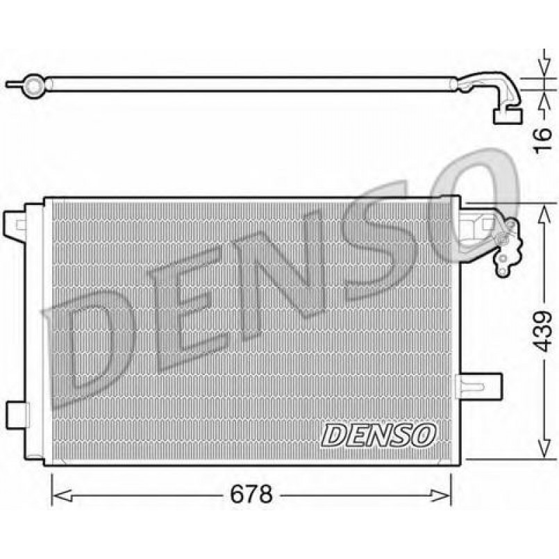 DCN32063  DENSO - Конденсер кондиціонера