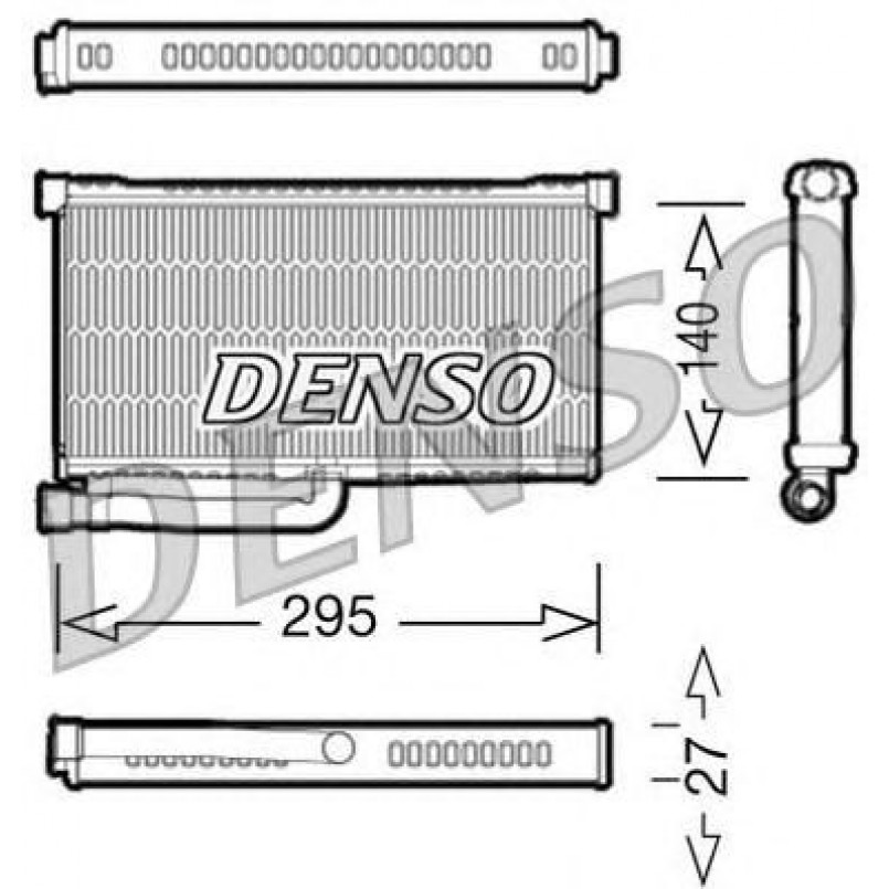 DRR02004  DENSO - Радіатор пічки