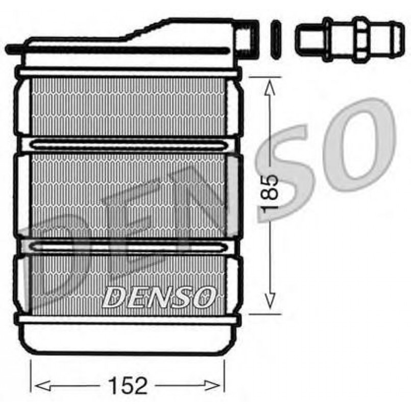 DRR23011  DENSO - Радіатор пічки