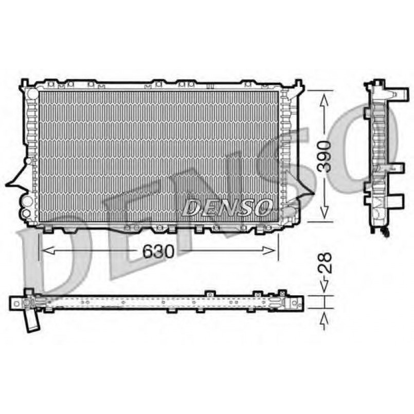 DRM02005  DENSO - Радіатор охолодження