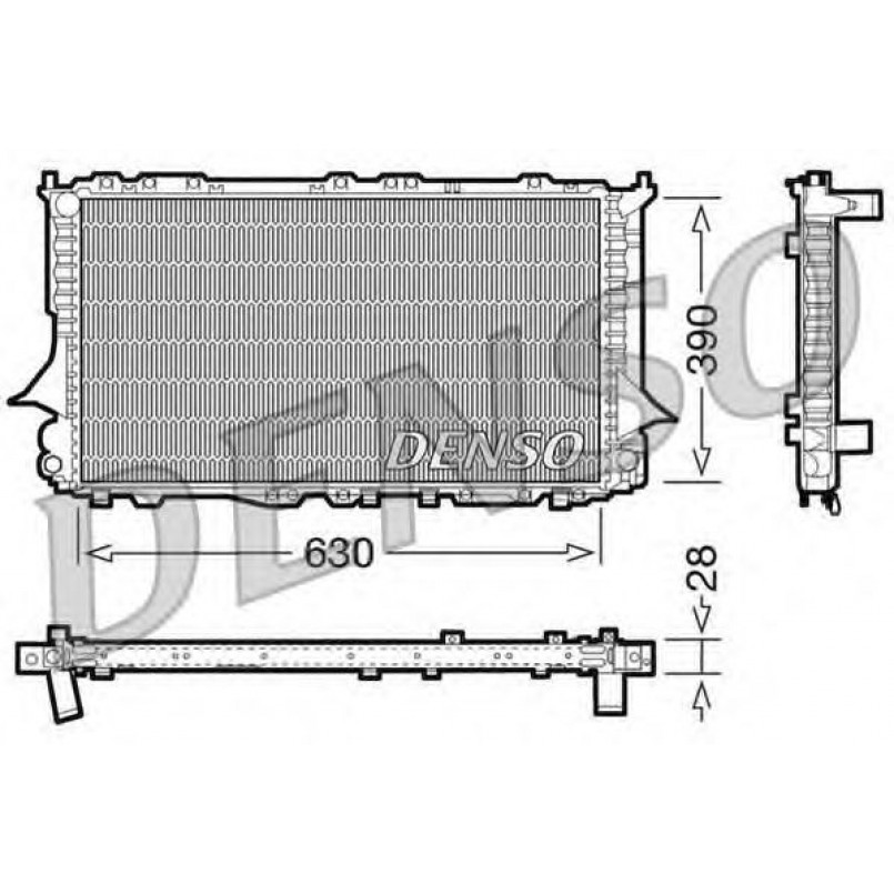DRM02006  DENSO - Радіатор охолодження