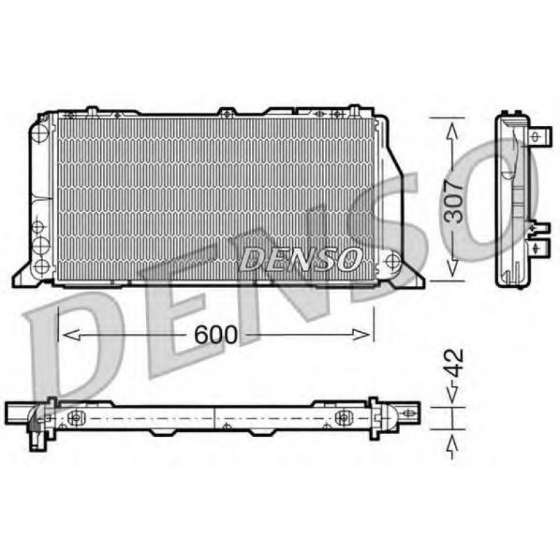 DRM02013  DENSO - Радіатор охолодження
