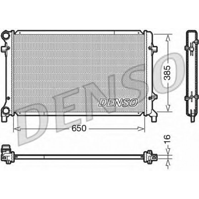 DRM02014  DENSO - Радіатор охолодження
