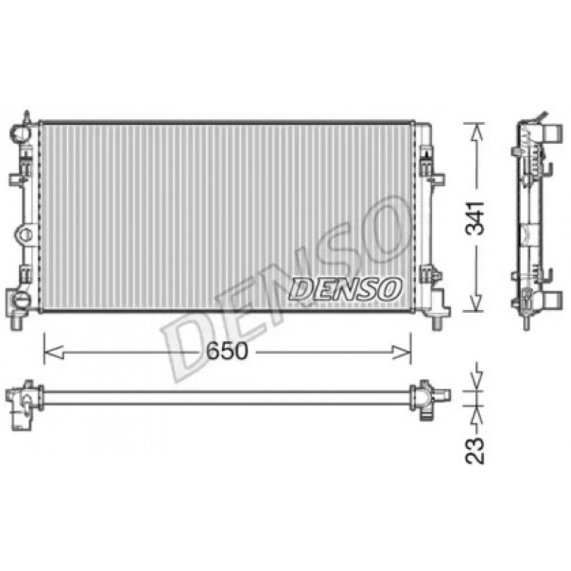 DRM02015  DENSO - Радіатор охолодження