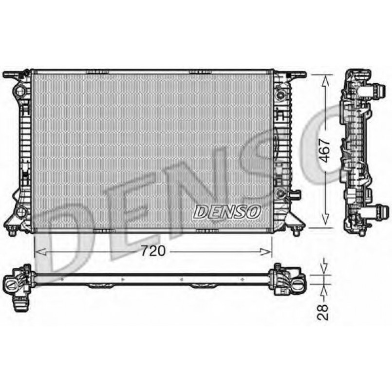 DRM02021  DENSO - Радіатор охолодження