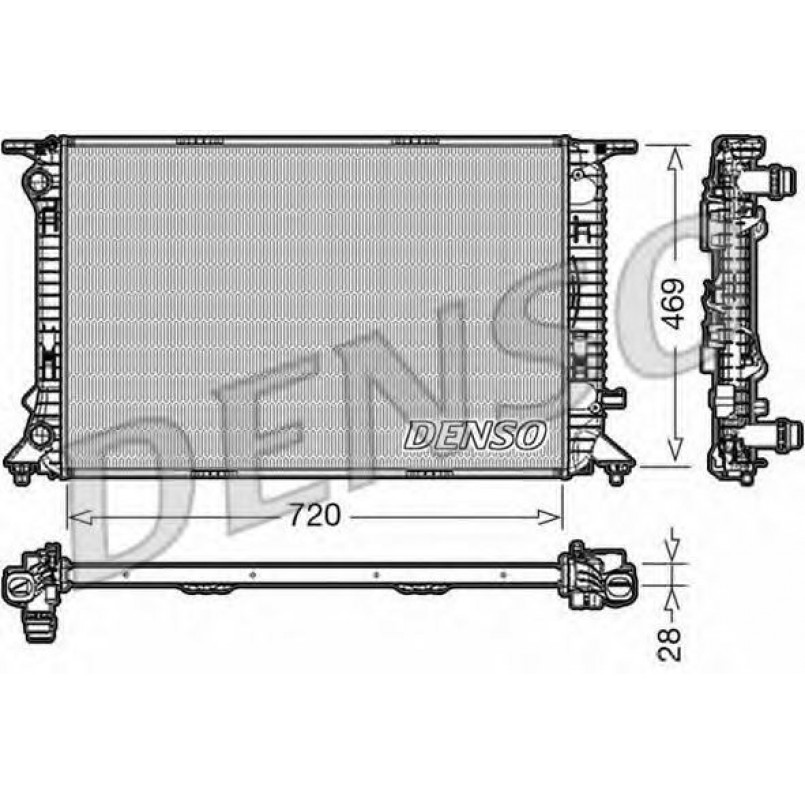DRM02022  DENSO - Радіатор охолодження