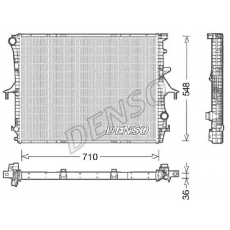 DRM02026  DENSO - Радіатор охолодження