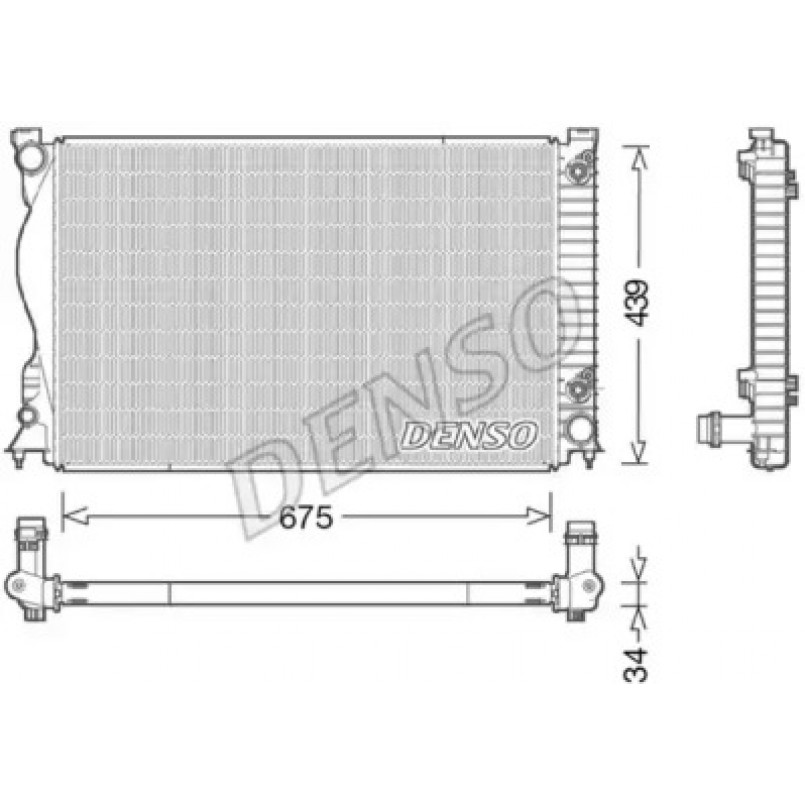 DRM02028  DENSO - Радіатор охолодження