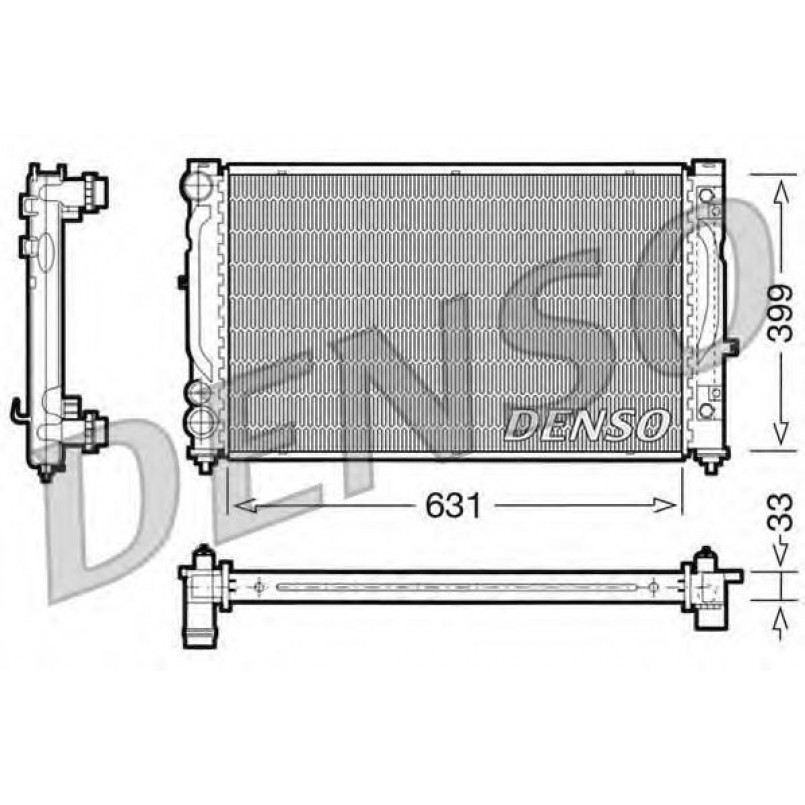 DRM02030  DENSO - Радіатор охолодження