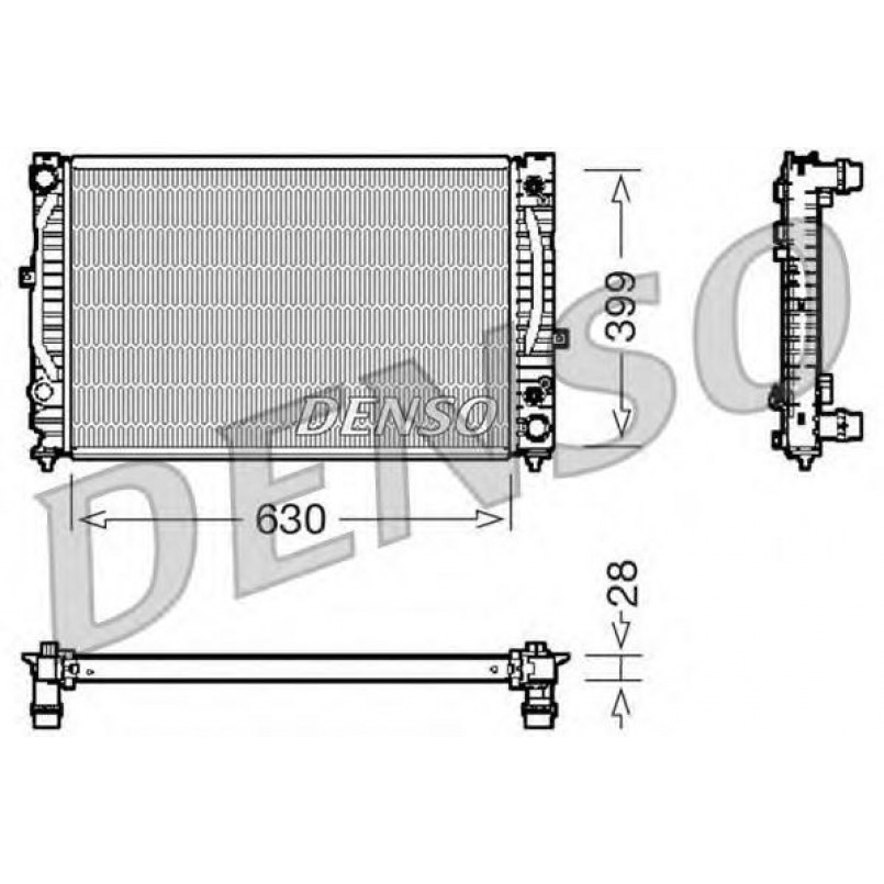 DRM02031  DENSO - Радіатор охолодження