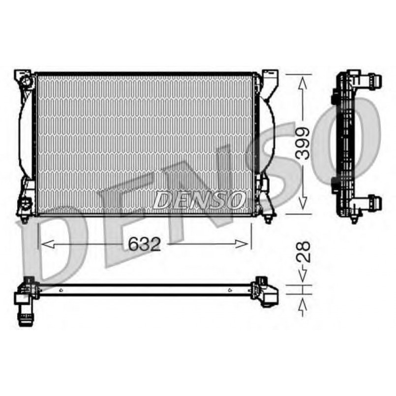 DRM02033  DENSO - Радіатор охолодження