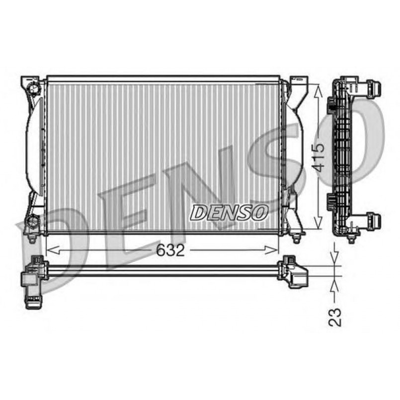 DRM02035  DENSO - Радіатор охолодження