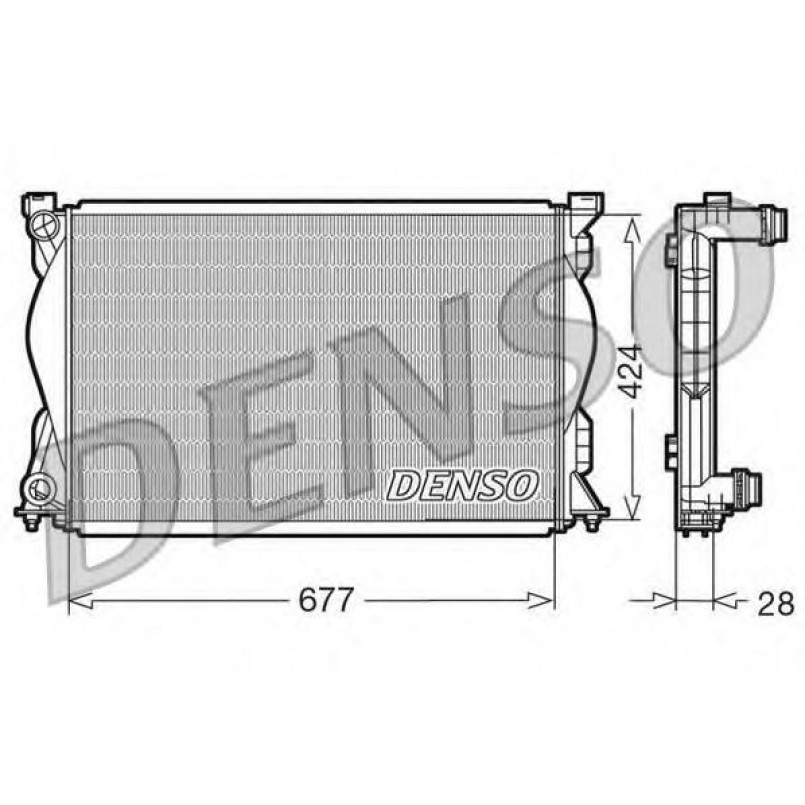 DRM02036  DENSO - Радіатор охолодження