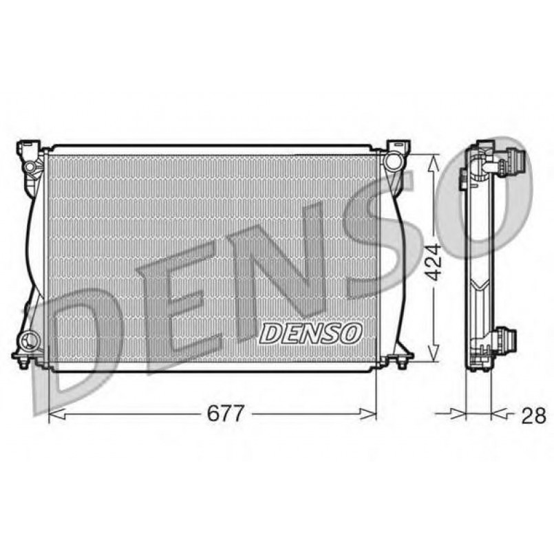 DRM02038  DENSO - Радіатор охолодження