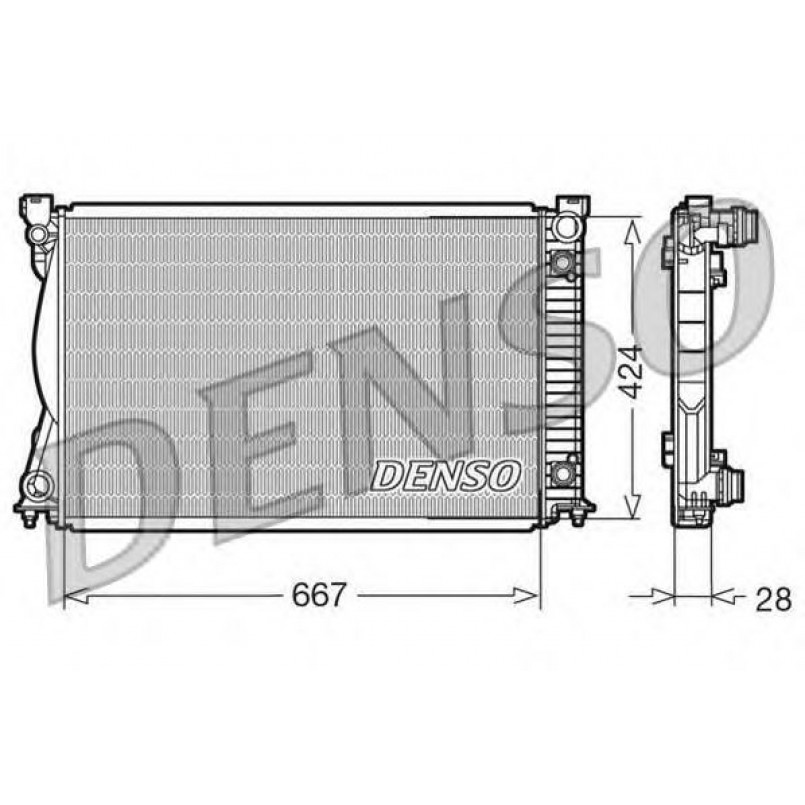 DRM02039  DENSO - Радіатор охолодження