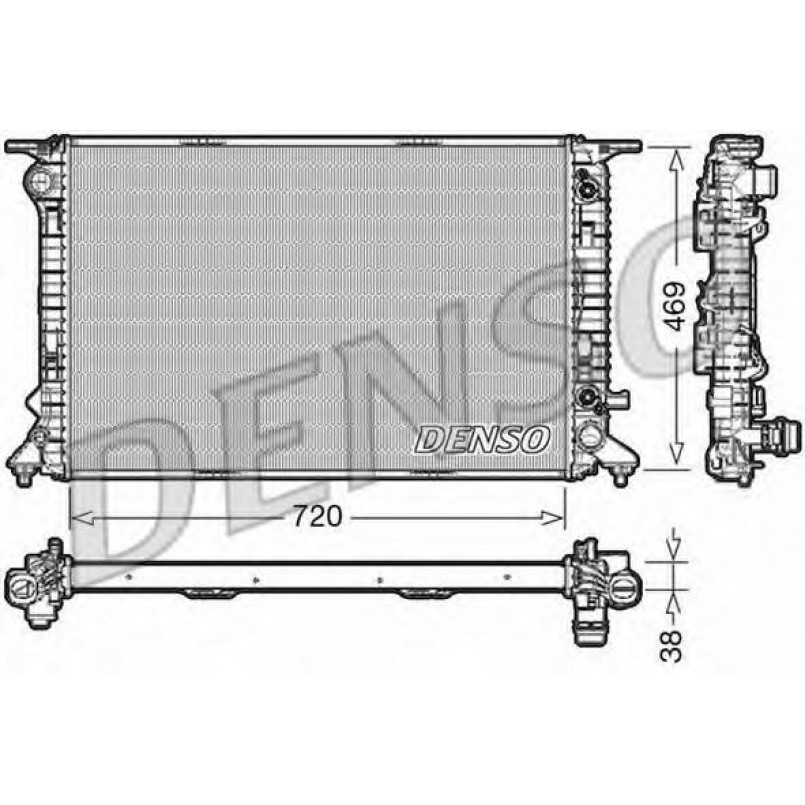 DRM02041  DENSO - Радіатор охолодження