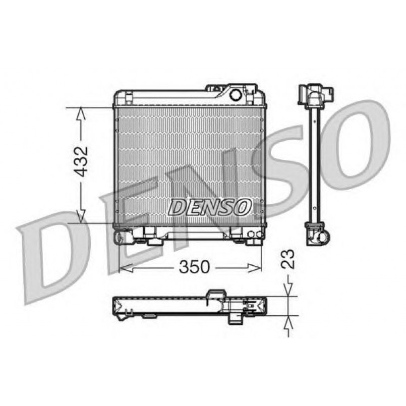 DRM05013  DENSO - Радіатор охолодження
