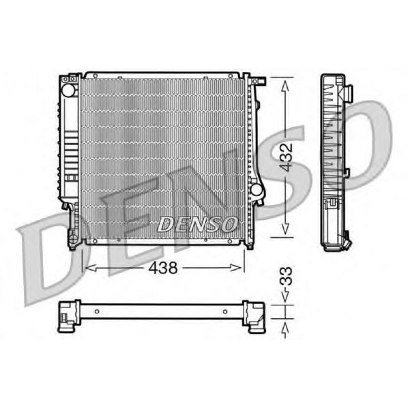 DRM05022  DENSO - Радіатор охолодження