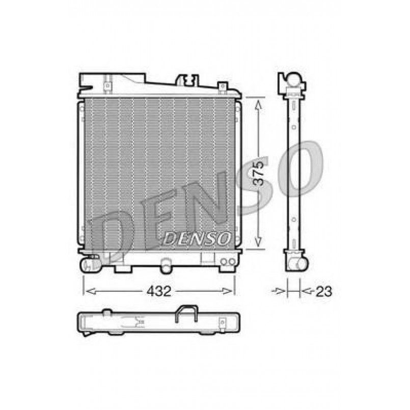 DRM05029  DENSO - Радіатор охолодження