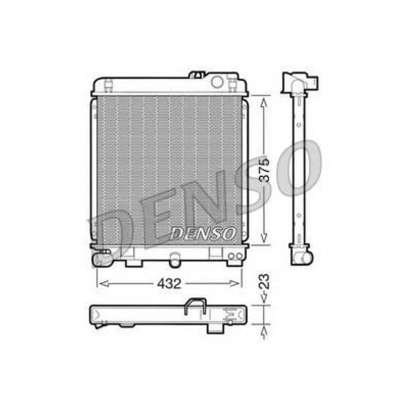DRM05030  DENSO - Радіатор охолодження