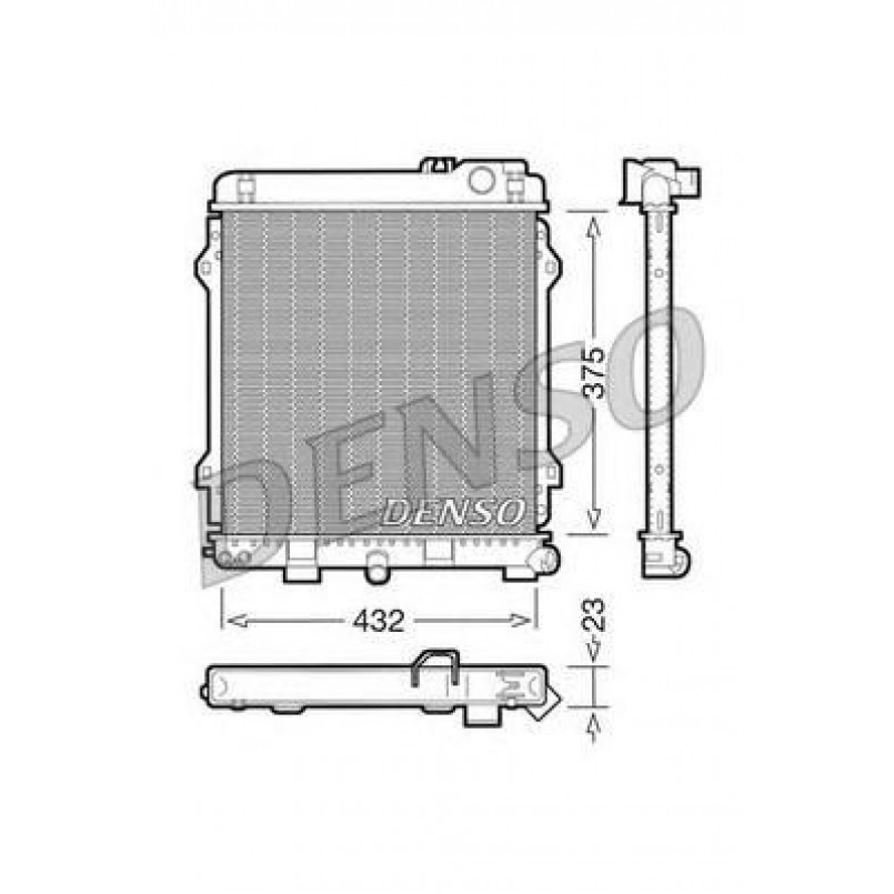 DRM05031  DENSO - Радіатор охолодження
