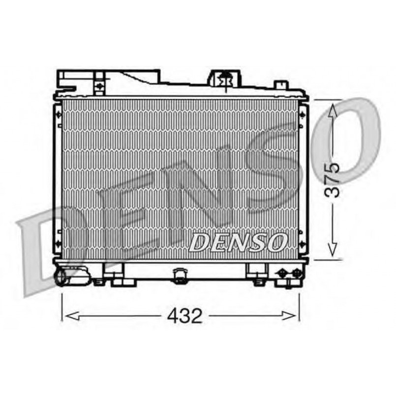DRM05034  DENSO - Радіатор охолодження