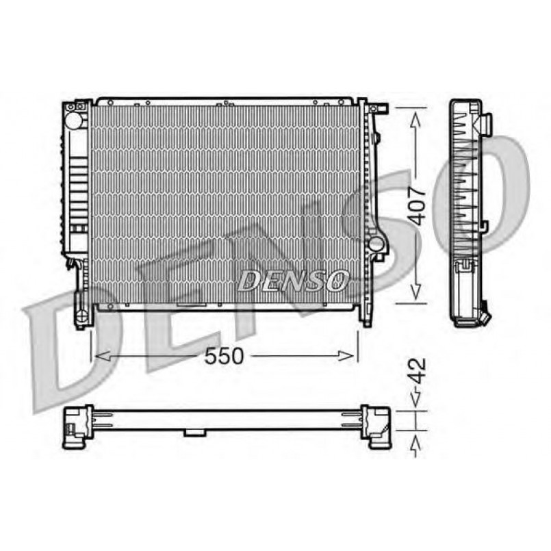 DRM05039  DENSO - Радіатор охолодження