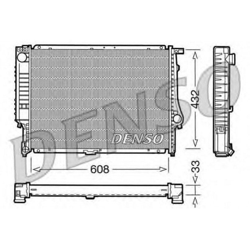 DRM05052  DENSO - Радіатор охолодження