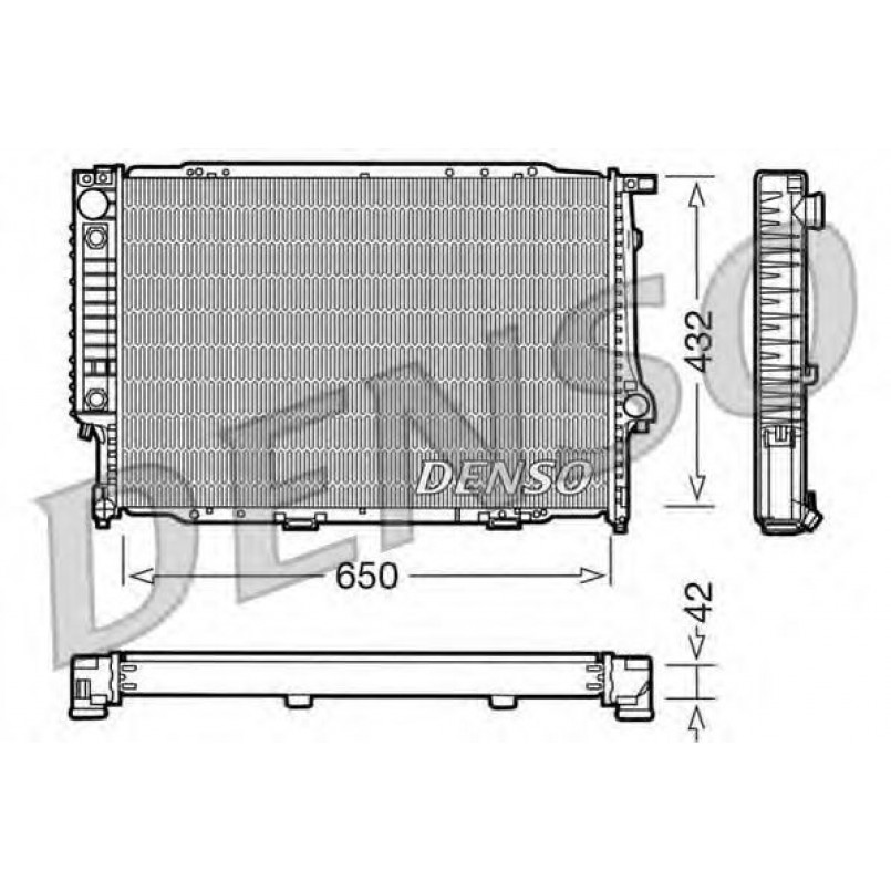 DRM05057  DENSO - Радіатор охолодження