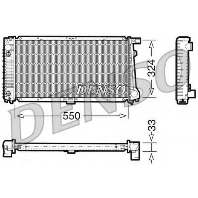 DRM05059  DENSO - Радіатор охолодження