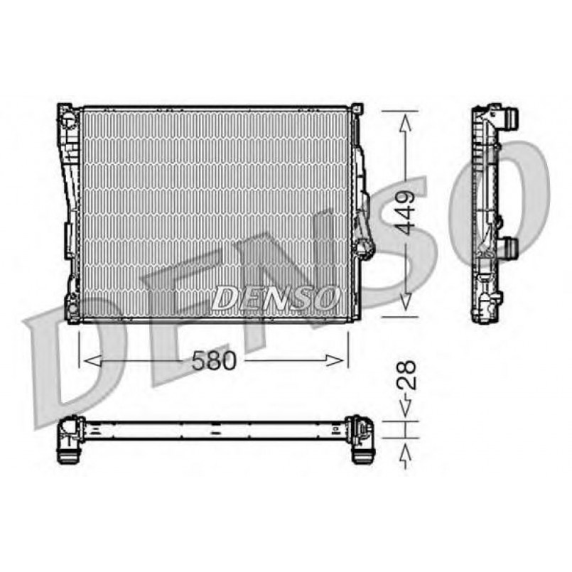 DRM05069  DENSO - Радіатор охолодження