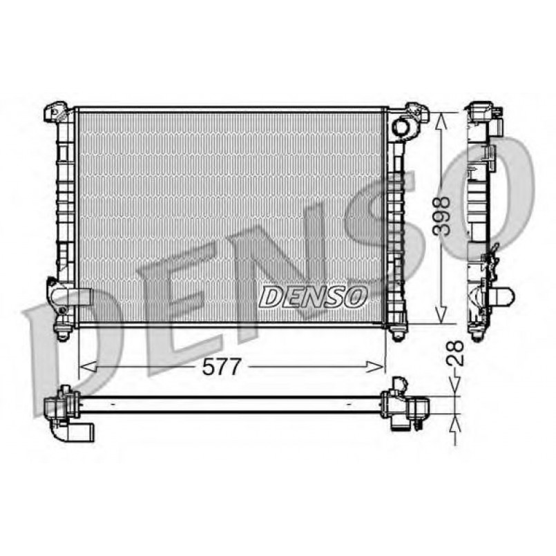 DRM05100  DENSO - Радіатор охолодження