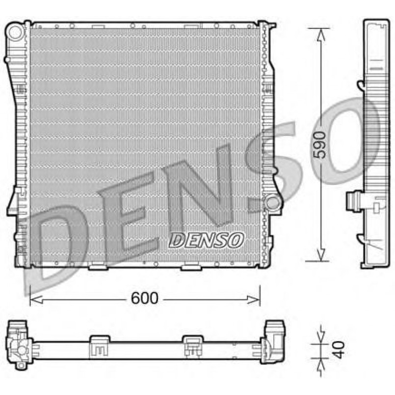 DRM05114  DENSO - Радіатор охолодження