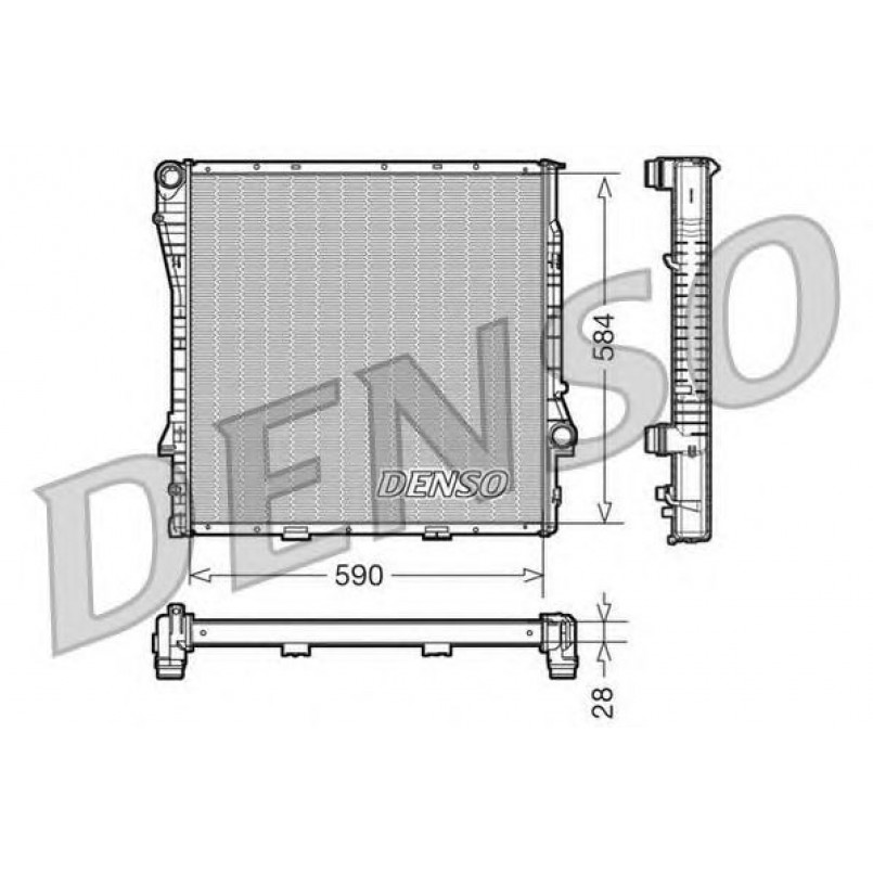 DRM05115  DENSO - Радіатор охолодження
