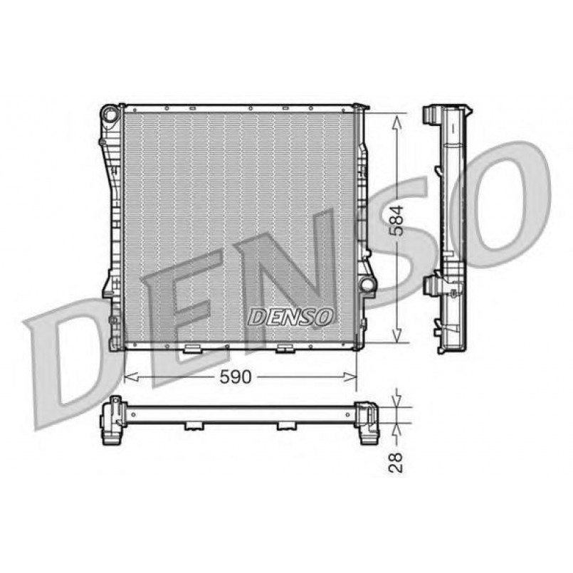 DRM05116  DENSO - Радіатор охолодження