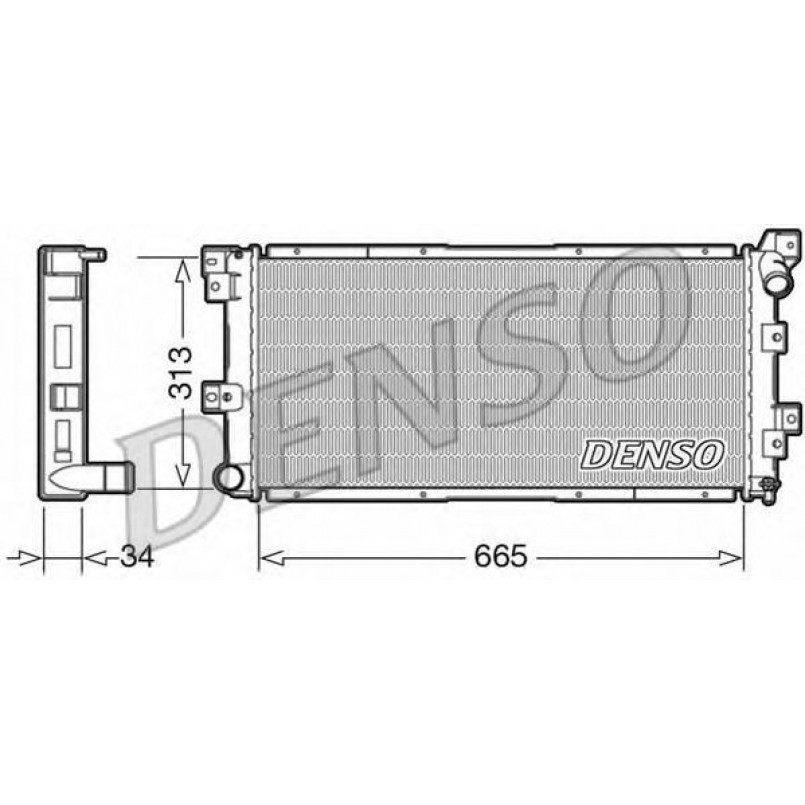 DRM06002  DENSO - Радіатор охолодження
