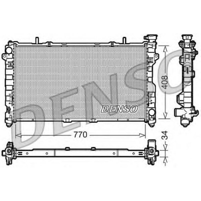 DRM06012  DENSO - Радіатор охолодження