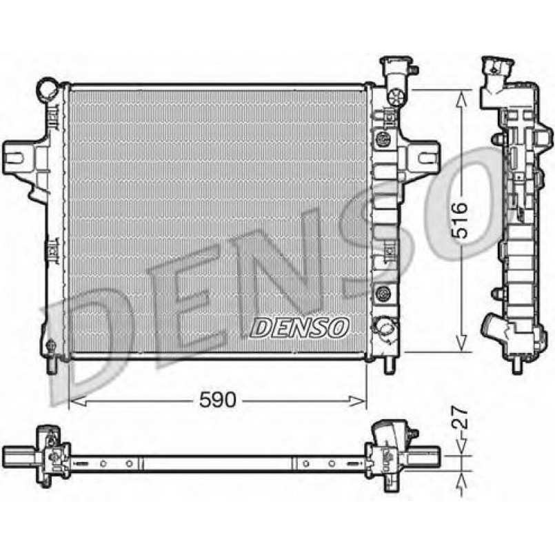 DRM06031  DENSO - Радіатор охолодження