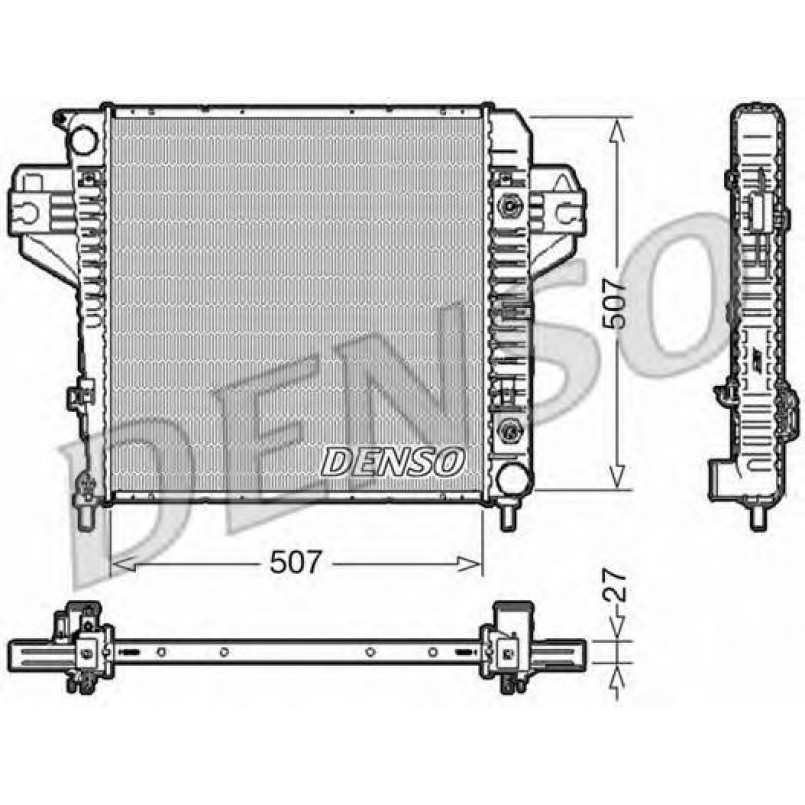 DRM06033  DENSO - Радіатор охолодження