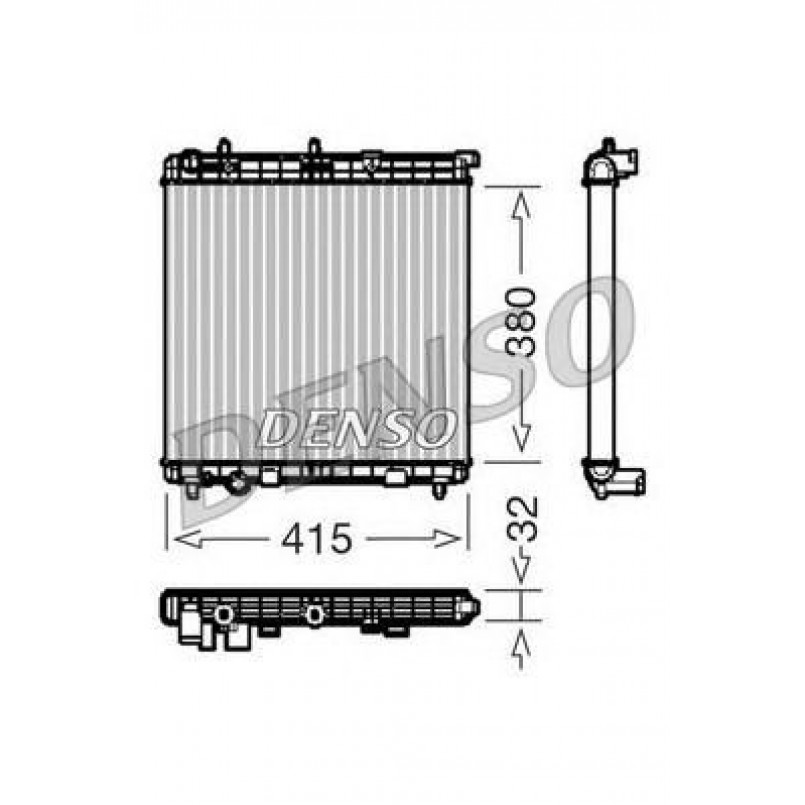 DRM07011  DENSO - Радіатор охолодження