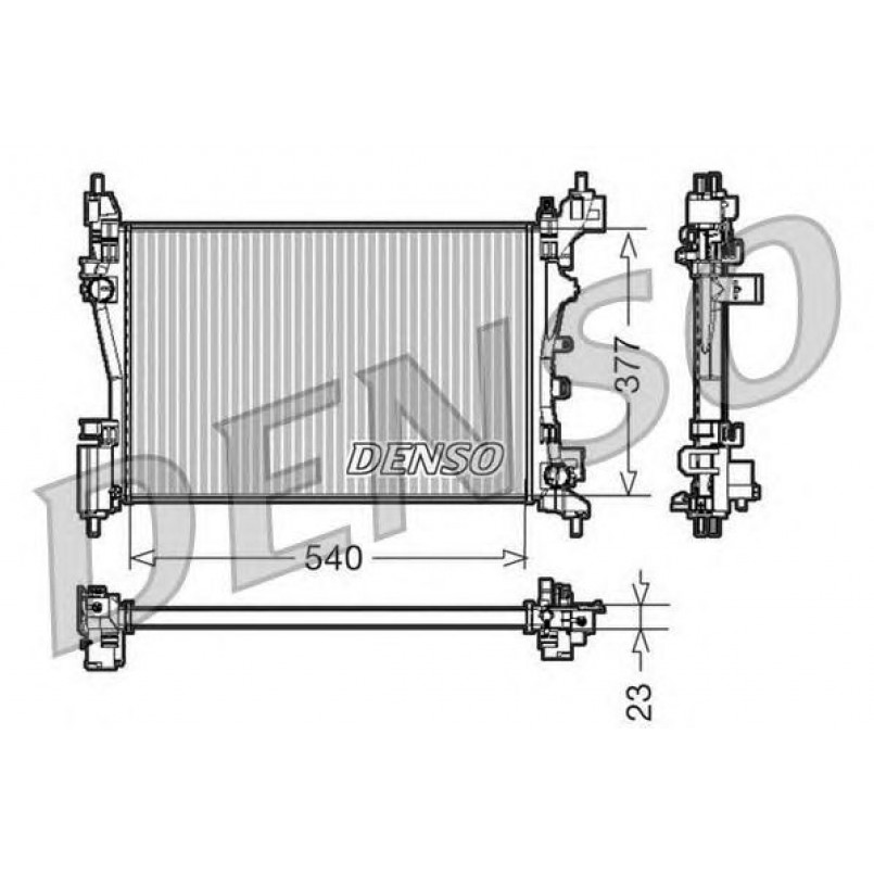 DRM07042  DENSO - Радіатор охолодження