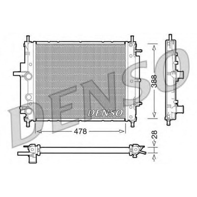 DRM09032  DENSO - Радіатор охолодження