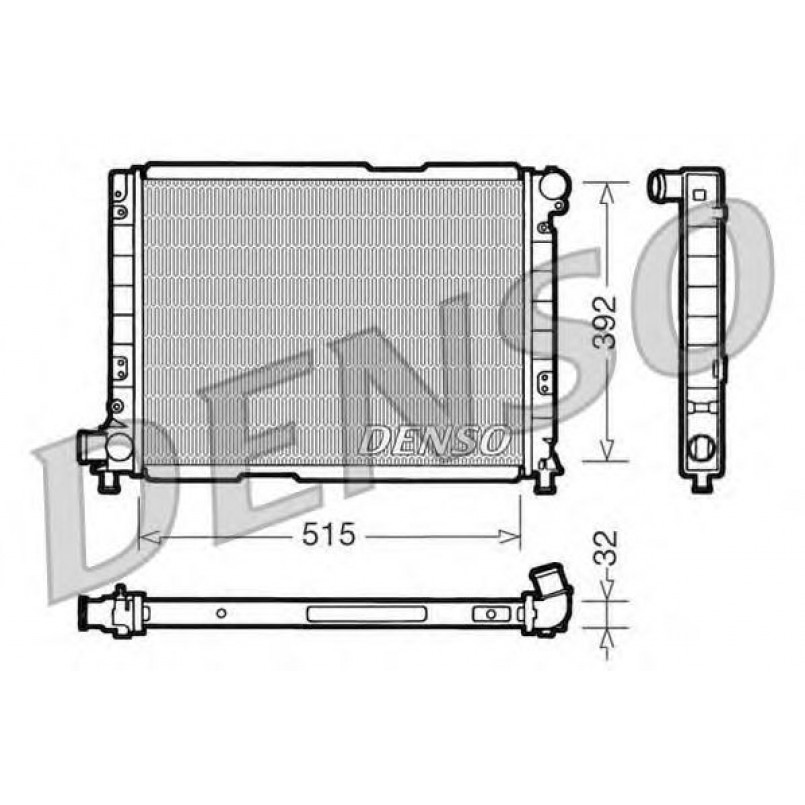 DRM09050  DENSO - Радіатор охолодження