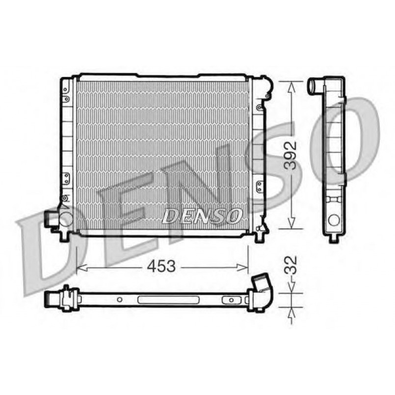 DRM09051  DENSO - Радіатор охолодження