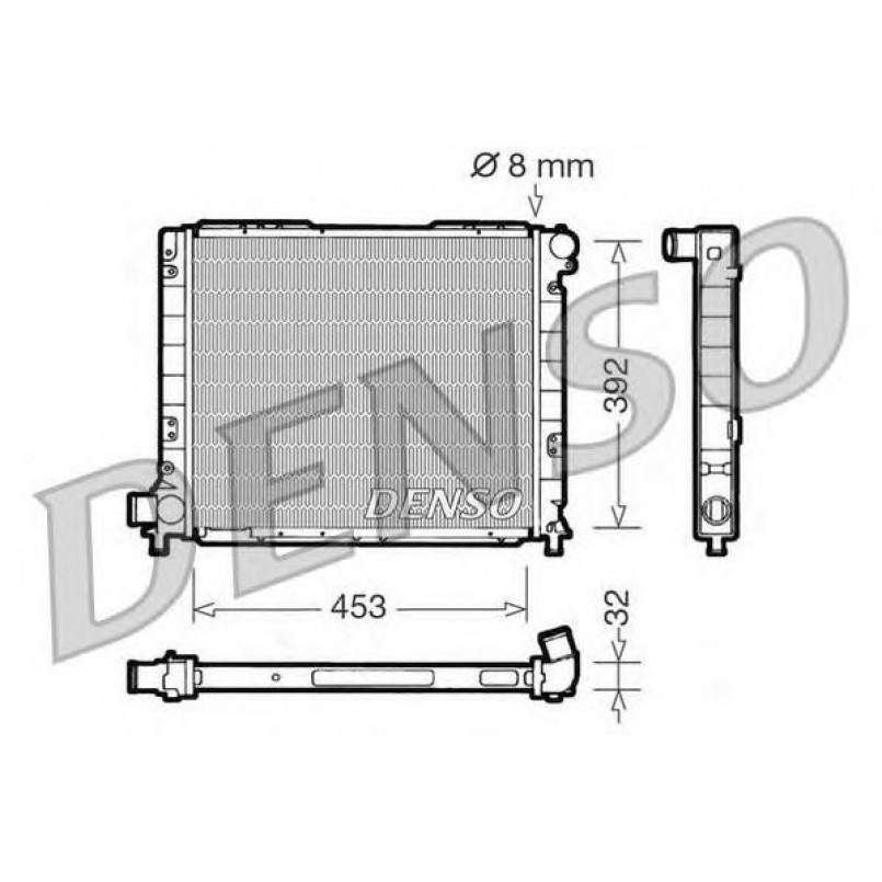 DRM09052  DENSO - Радіатор охолодження