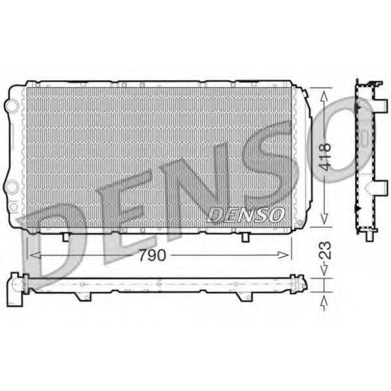 DRM09074  DENSO - Радіатор охолодження